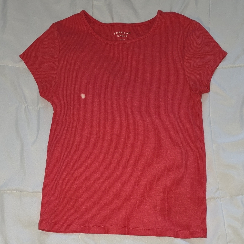 American Eagle Outfitters Kids Vibrant Red Tee